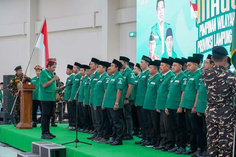 GP Ansor Lampung Resmi Dikukuhkan, Wagub Jihan Ajak Jadi Mitra Strategis Pembangunan
