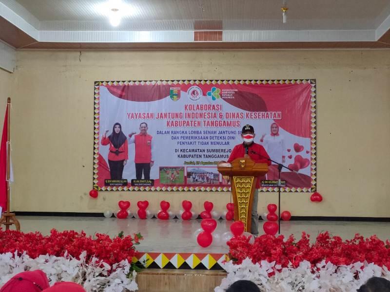 Yayasan Jantung Indonesia Adakan Lomba Senam di Tanggamus Lampung