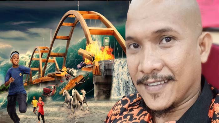 Lukisan Tsunami Palu 4 Tahun Lalu Jadi Kenyataan, Sang Pelukis Sebut Idenya Berasal dari Mimpi