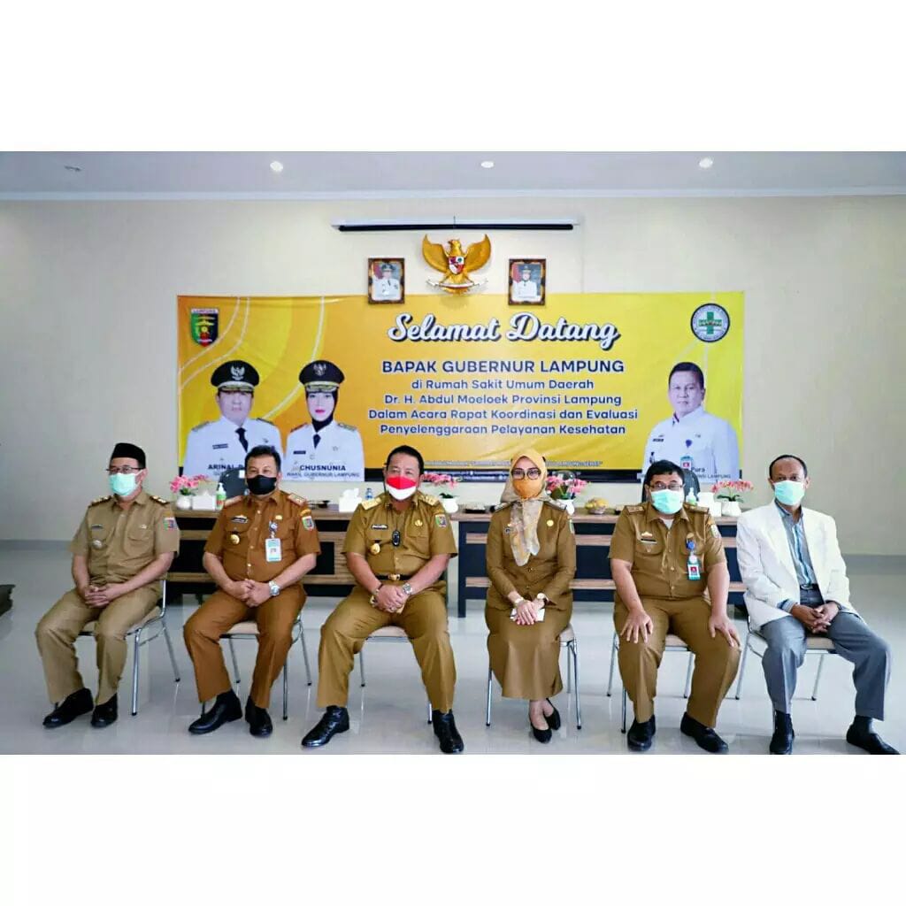 Gubernur Arinal Djunaidi Kunjungi RSUDAM, Evaluasi Penyelenggaraan Pelayanan Kesehatan