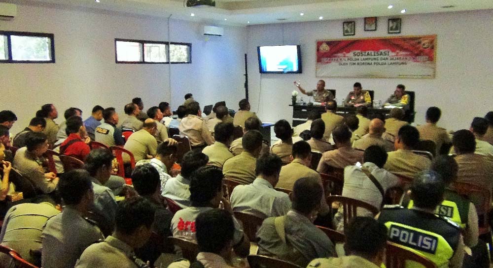 Ada Apa? Polres Way Kanan Kumpulkan Bhabinkamtibmas