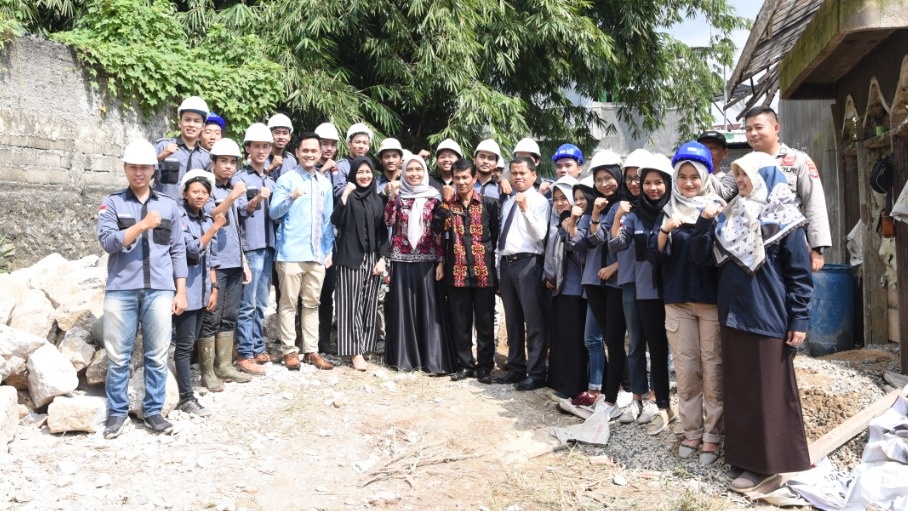 Camat Kedaton-Bandar Lampung Apresiasi Peran Mahasiswa Teknik Sipil Universitas Teknokrat Indonesia.