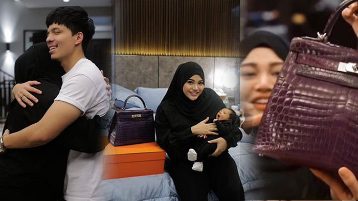 Dapat Kado Tas Mewah Rp 1,49 Miliar, Aurel Langsung Peluk Atta Halilintar