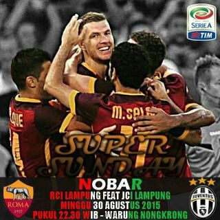 Yuk Nobar AS Roma Kontra Juventus di Warung Nongkrong