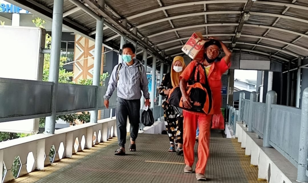 PPKM Level 3 Saat Nataru, ASDP Bakauheni Tambah Loket dan Tollgate