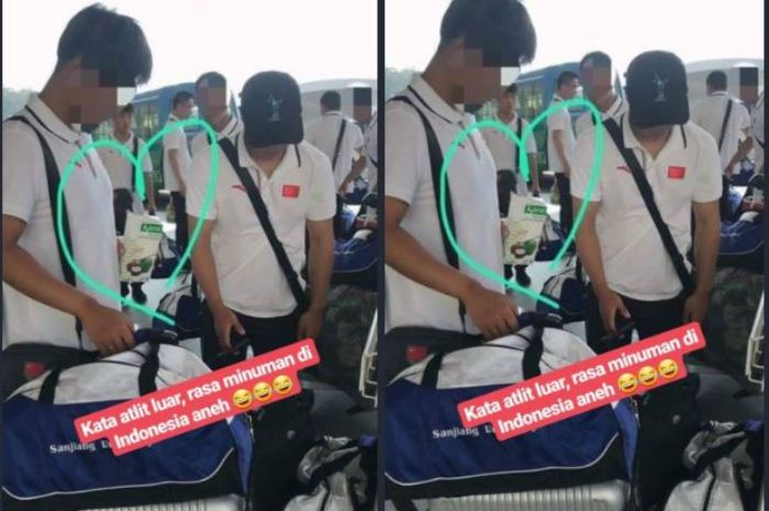 Viral Atlet Asal Tiongkok Tertangkap Kamera Minum Santan, Komentar Netizen Bikin Ngakak