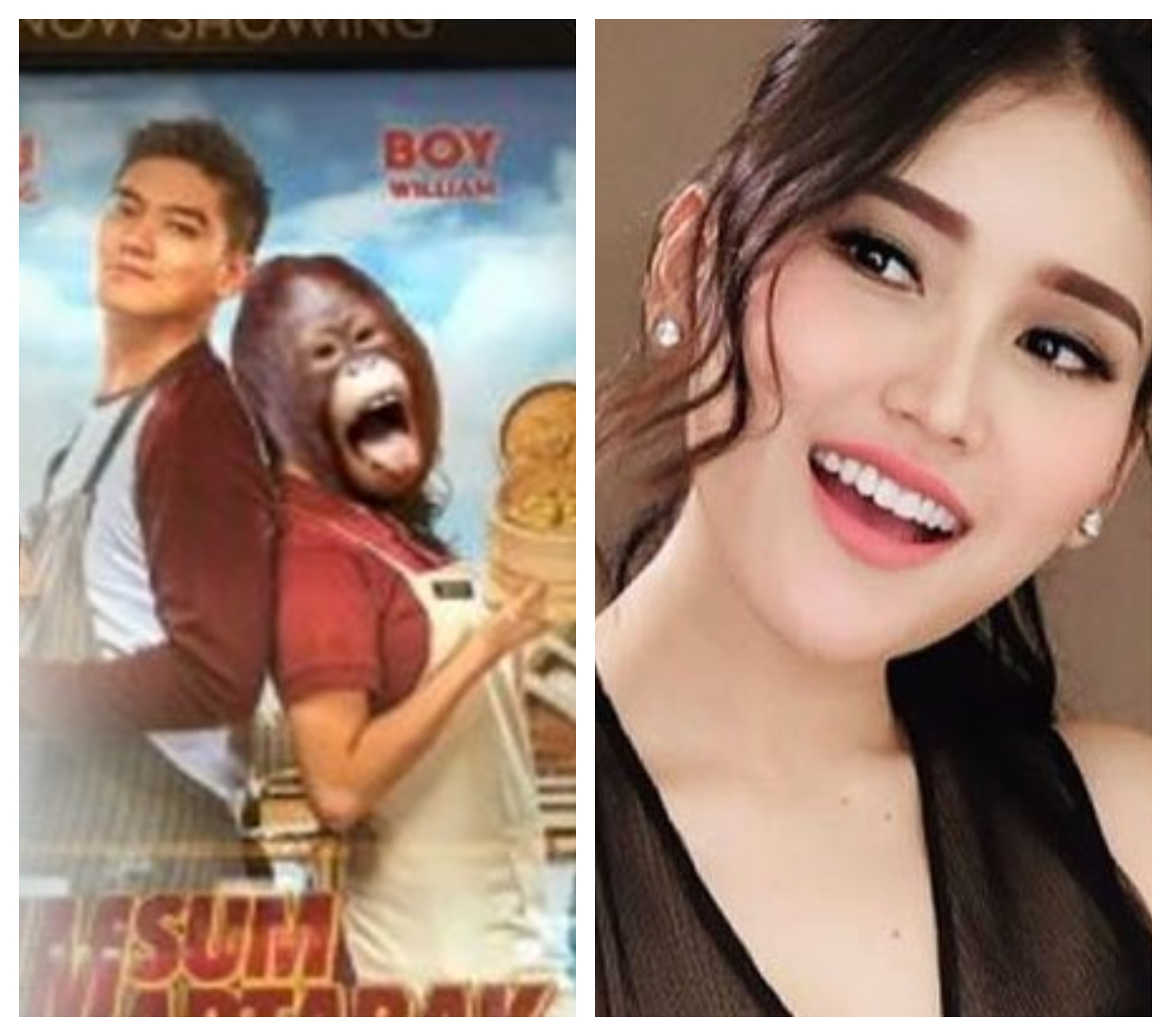 Begini Nasib Cewek yang Ganti Muka Ayu Ting Ting Jadi Gambar Monyet di Poster