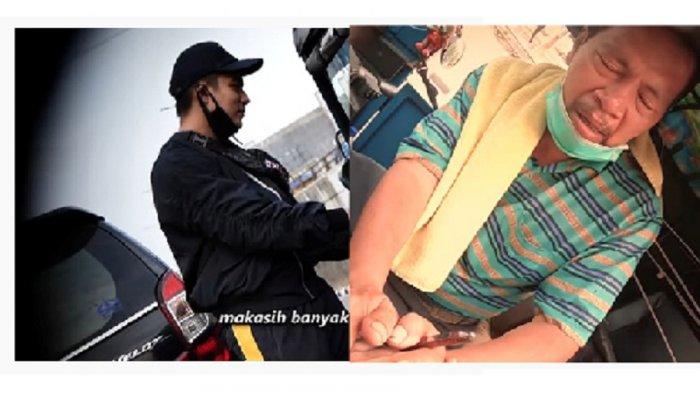 Awalnya Cuma Dikasih Rp 50 Ribu, Sopir Bajaj Ini Malah Dapat Rejeki Nomplok dari Baim Wong