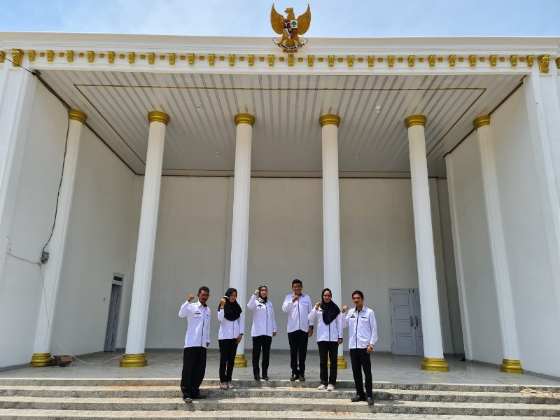 Ada Balai Desa Mirip Istana Negara di Lampung Utara