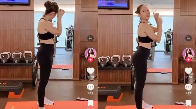 BCL Pakai Legging Pamer Perut Langsing Buat yang Belum Paham