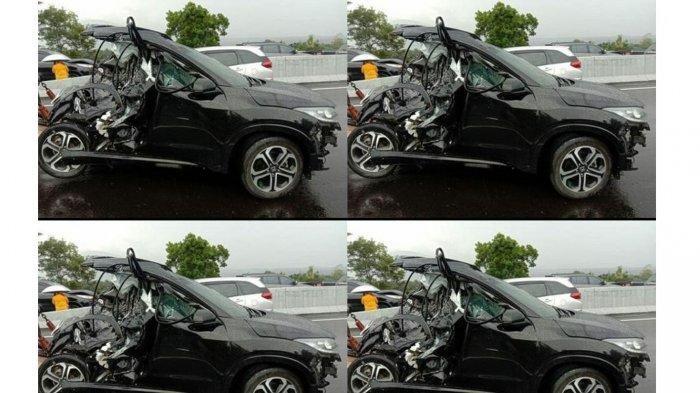 Penampakan Mobil Chacha Sherly Seusai Kecelakaan, Ringsek Tinggal Separuh