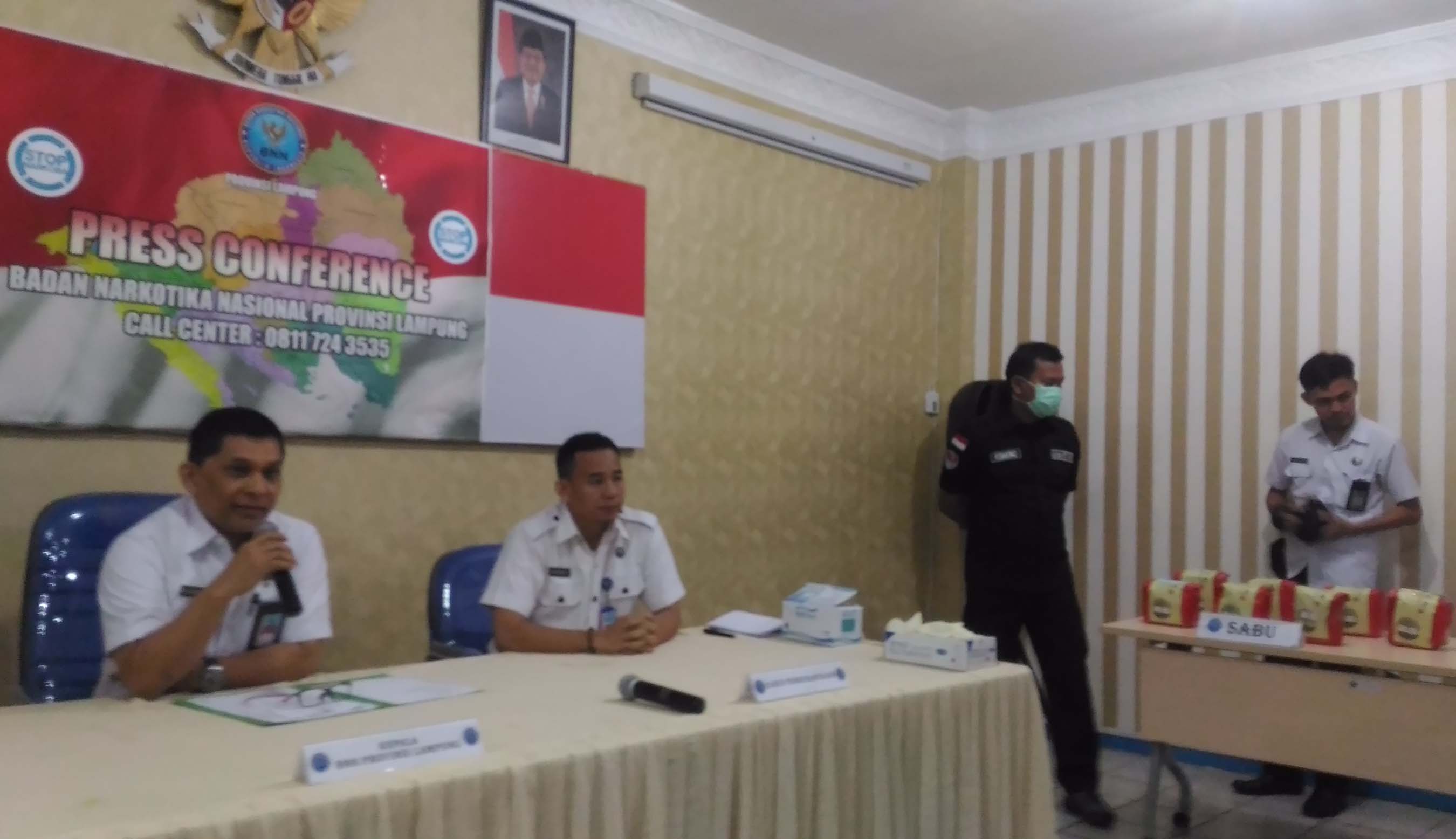 BREAKING NEWS - BNNP Gagalkan Pengiriman 7.259,93 Gram Sabu Asal Aceh yang Akan Ditebar di Lampung