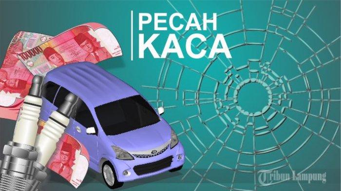 Polisi Olah TKP Pencurian Modus Pecah Kaca di Bank Lampung