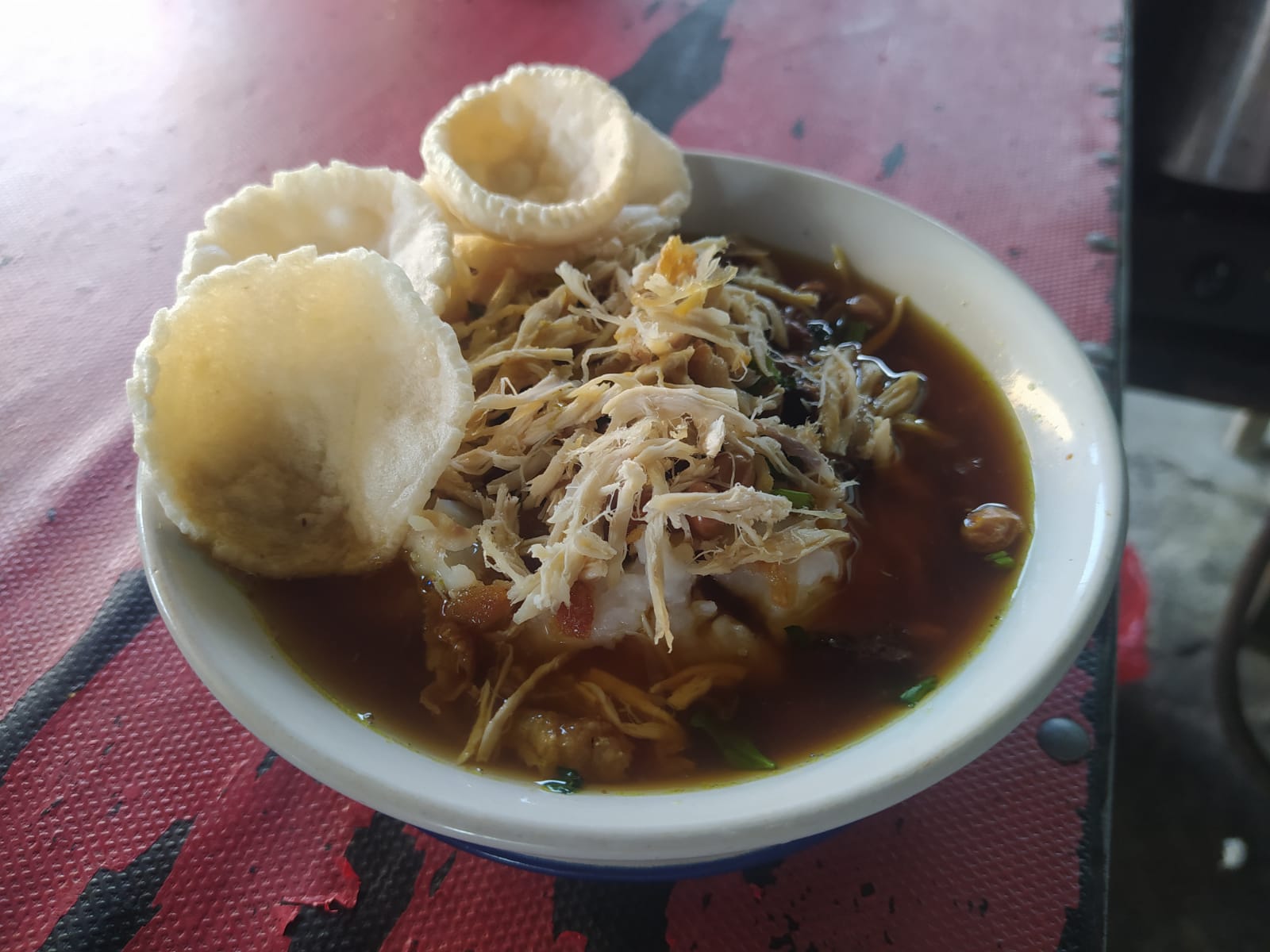 Kuliner Lampung, Nikmatnya Bubur Ayam Cak Marsudi