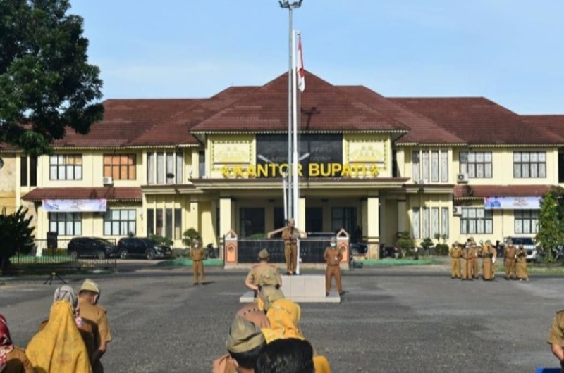Apel Pertama di 2022, Bupati Lampung Timur Ajak ASN Tingkatkan Kedisiplinan