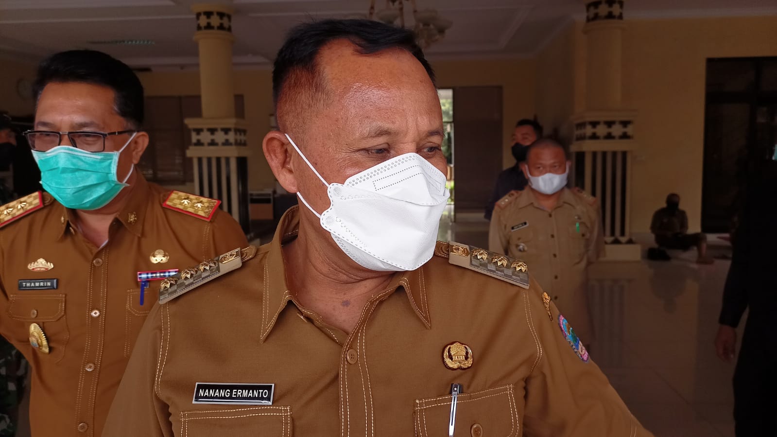 Lamsel PPKM Level 1, Bupati Nanang Imbau Warga Tidak Kendor Kejar Herd Immunity