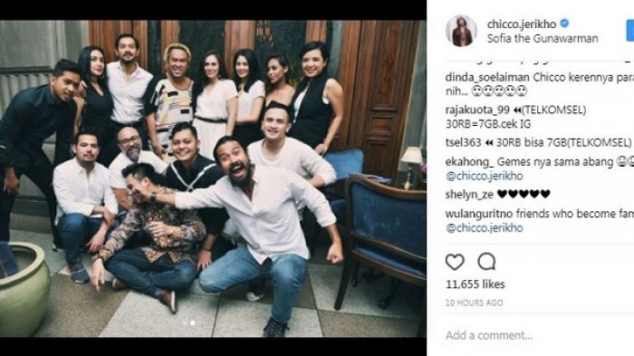 Tak Kalah dari yang Lain, Chicco Jerikho juga Punya Geng Humble Glam Skuad, Ini Anggotanya