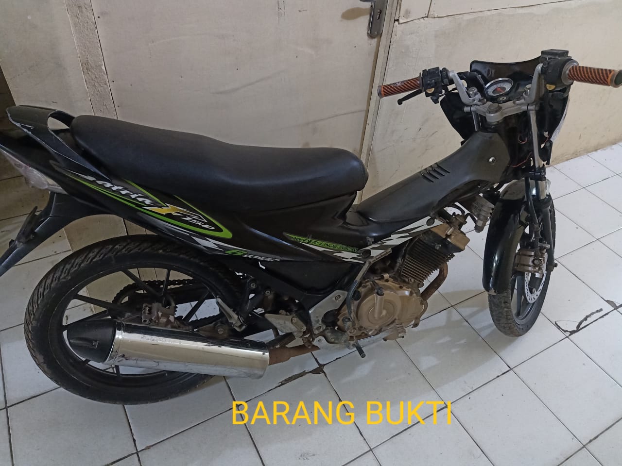 Polisi Dapati Motor Satria Hasil Curian di Kedondong