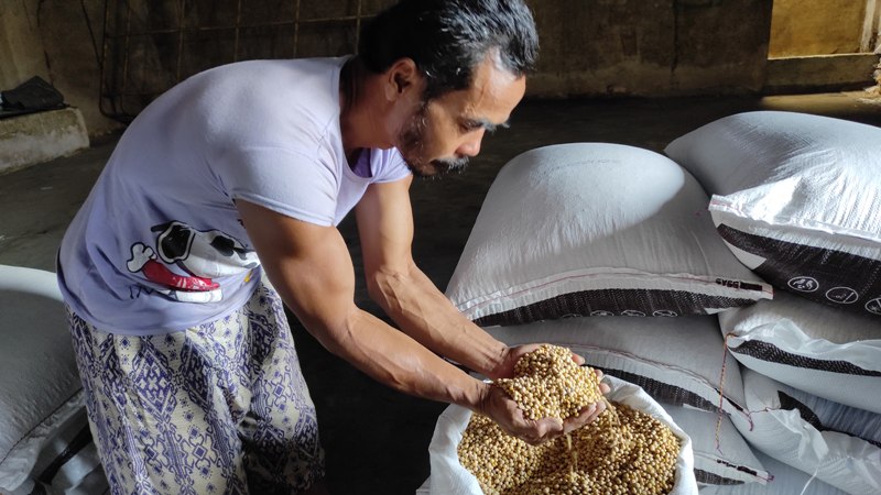 Distributor Kesulitan Jual Kedelai Dampak Harga Kedelai Naik