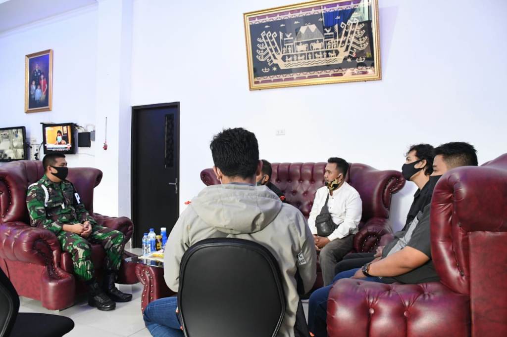 Denpom II/3 Lampung Ajak Media Tangkal Berita Hoaks