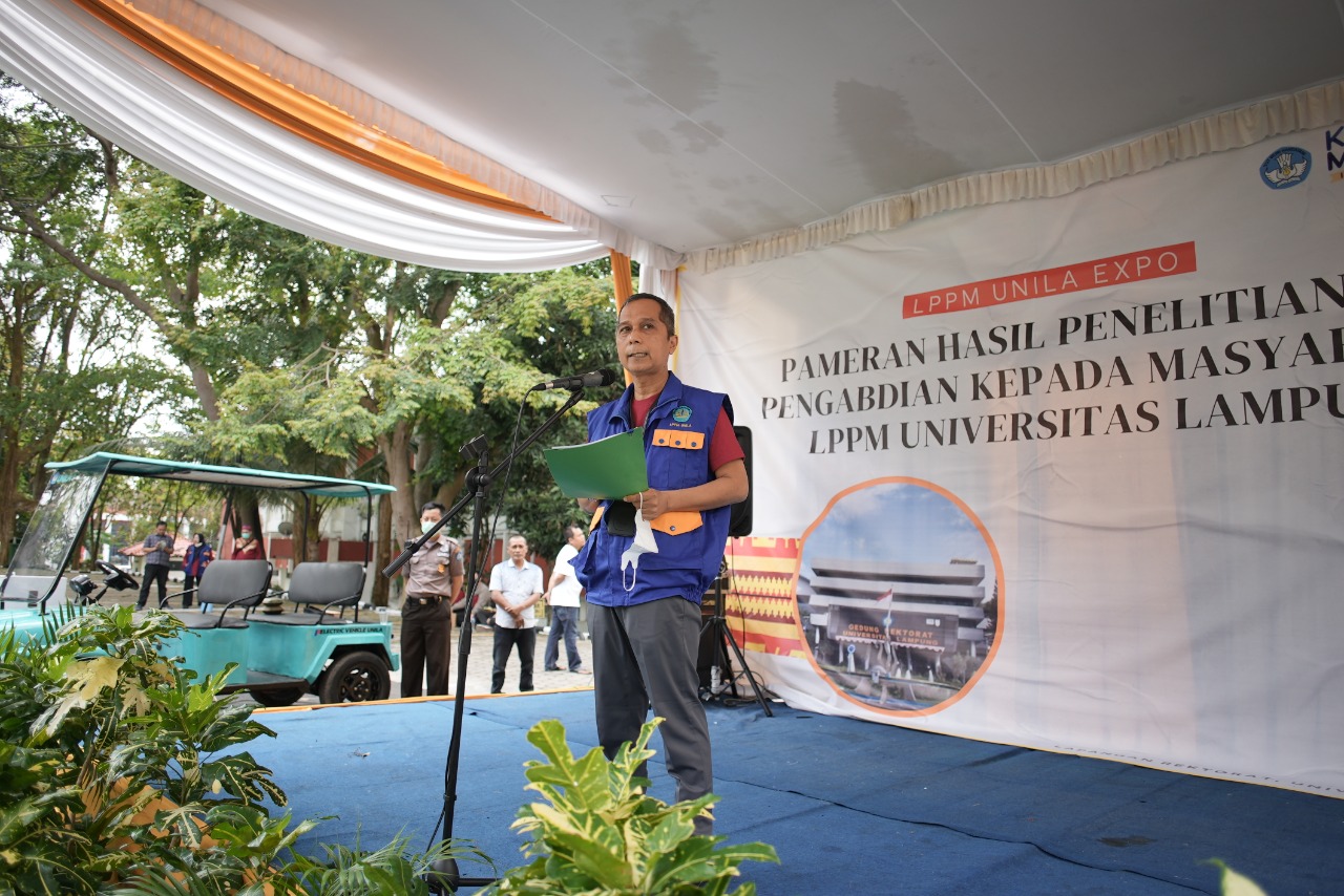 Rektor Universitas Lampung Buka LPPM Expo Pameran Hasil Penelitian dan Pengabdian Masyarakat