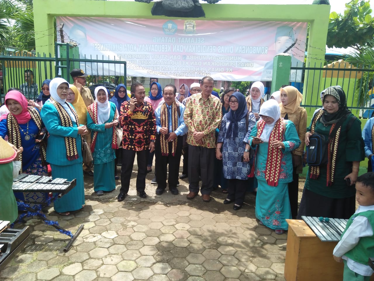 Kunjungan Muhibah dan Study Komperatif Disdikbud Bukit Tinggi ke TK Kartika II-27 Bandar Lampung