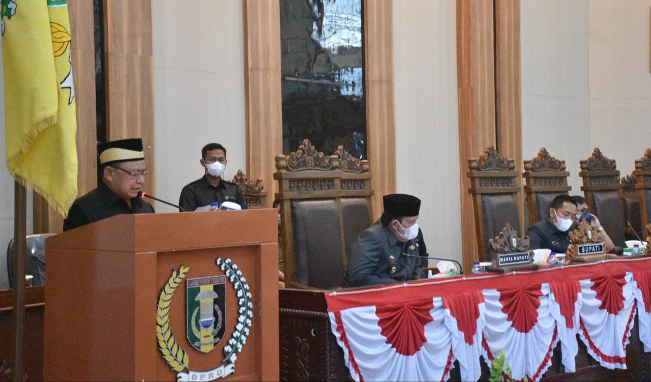 DPRD Lampung Timur Gelar Rapat Paripurna KUPA dan PPAS APBD TA 2021 dan RPJMD