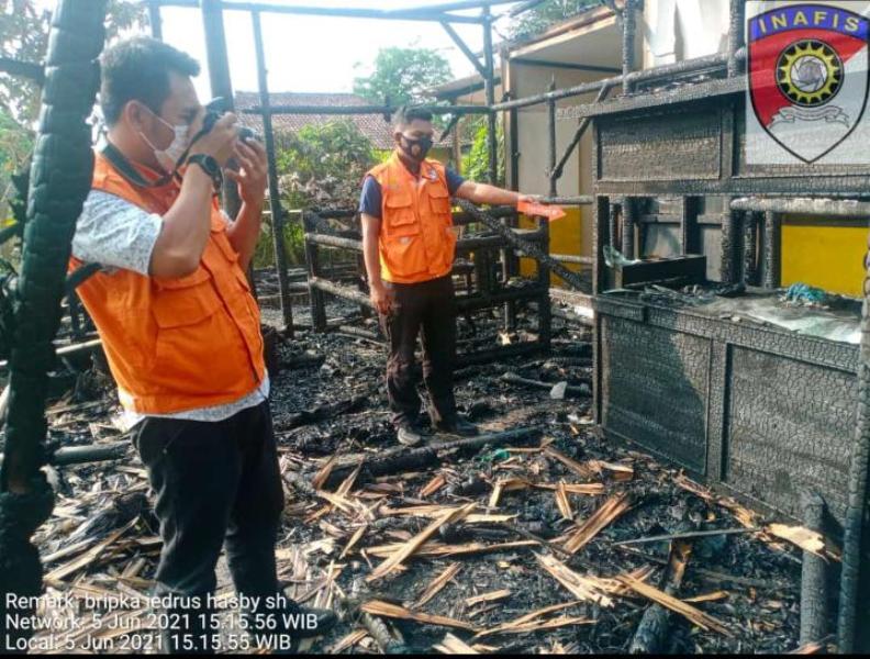 Dugaan Sementara Penyebab Kebakaran di Mini Cafe Epipani Lampung Selatan Akibat Korsleting Listrik