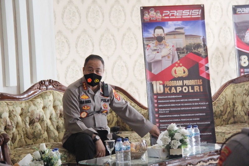 Dukung Program 100 Hari Kapolri, Kapolresta Bandar Lampung Pimpin Anev