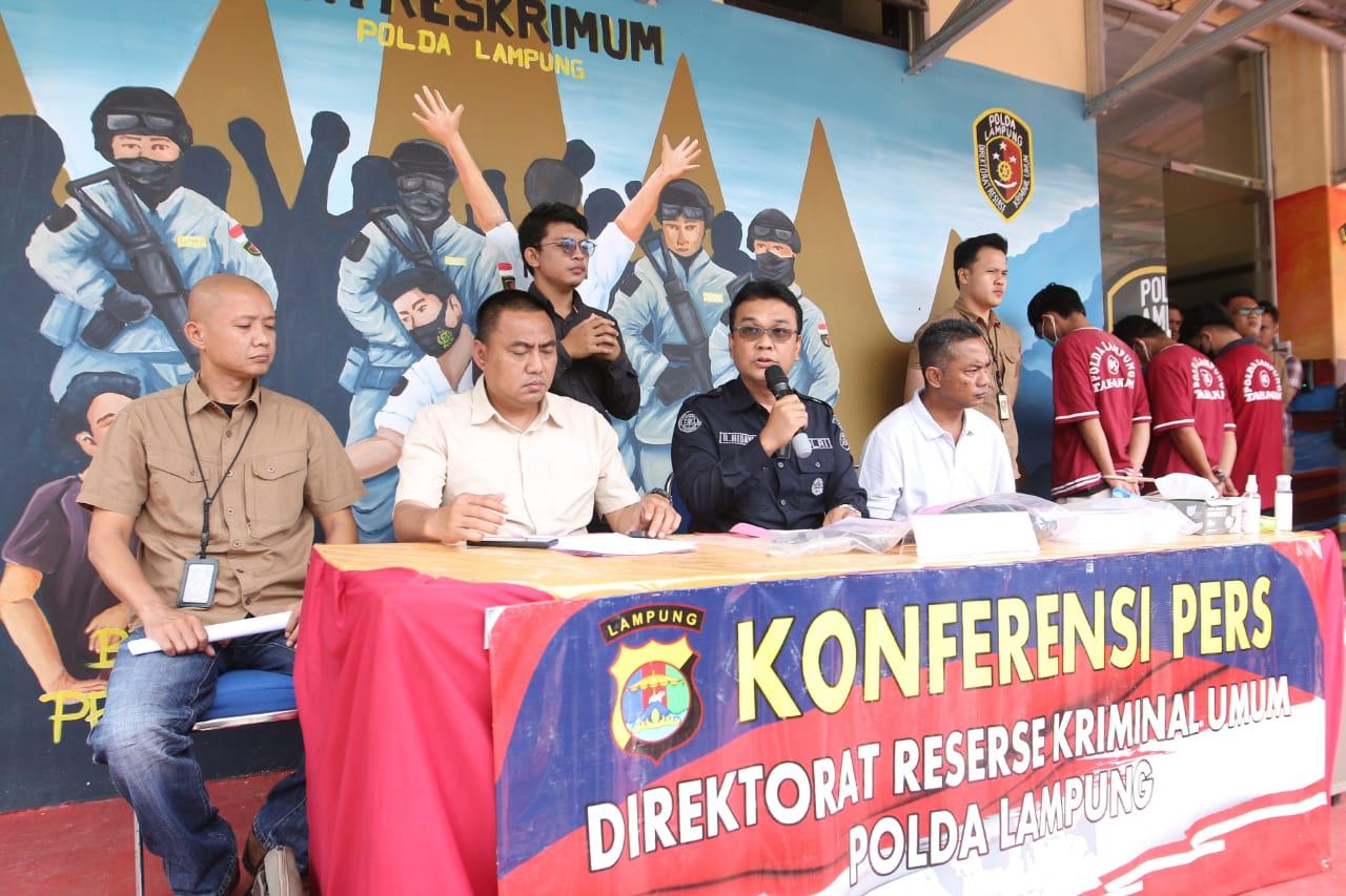 Polda Lampung Ungkap Kasus Pencurian Sapi, Penadahan HP hingga Curanmor