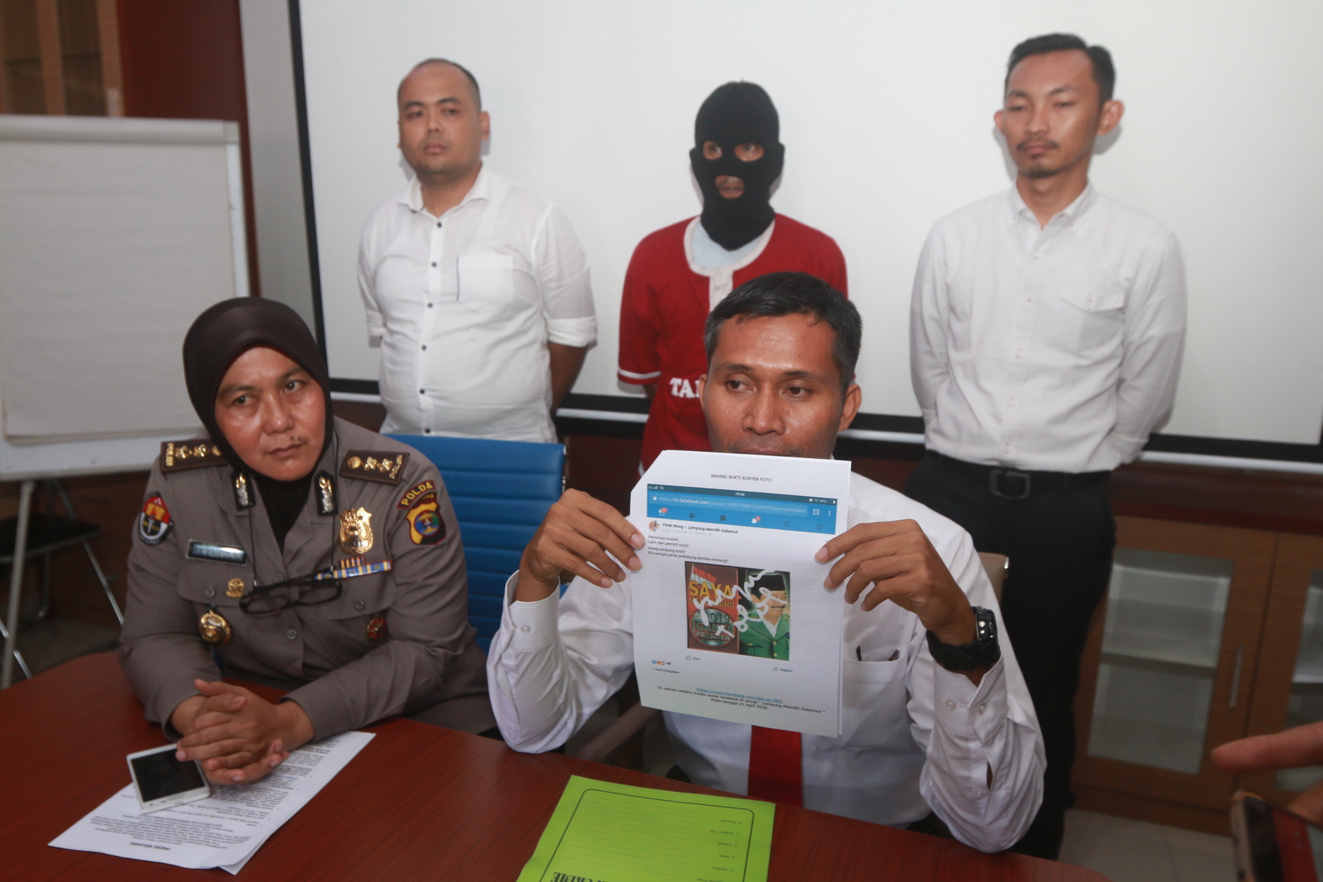 Ngaku Anggota Grup MCA, Penyerang Calon Gubernur Lampung Pinjam Akun FB Orang Lain