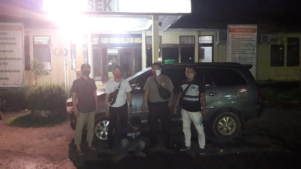 Emosi Keponakan Dibentak, Bugel Tusuk Warga Pringsewu