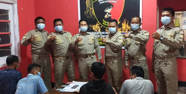 Main Koprok Gunakan Android, 4 Penjudi Digerebek di Kampung Rukti Endah Lamteng