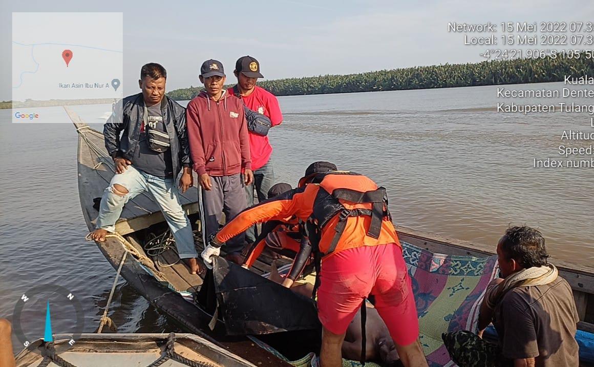 Tim SAR Temukan Jasad Miswanto Tak Jauh dari Tempat Dia Tenggelam Saat Menjaring Ikan