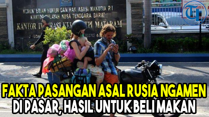 Fakta Pasangan asal Rusia Ngamen di Pasar Bawa Anak, Hasilnya untuk Beli Makan