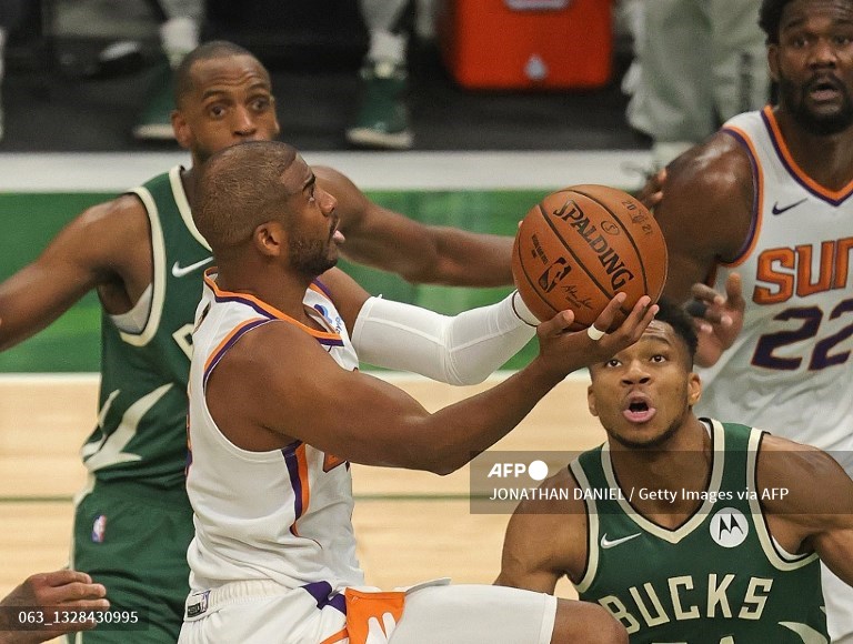 Hasil Final NBA 2021 Suns vs Bucks, Milwaukee Bucks Unggul Tipis Atas Phoenix Suns