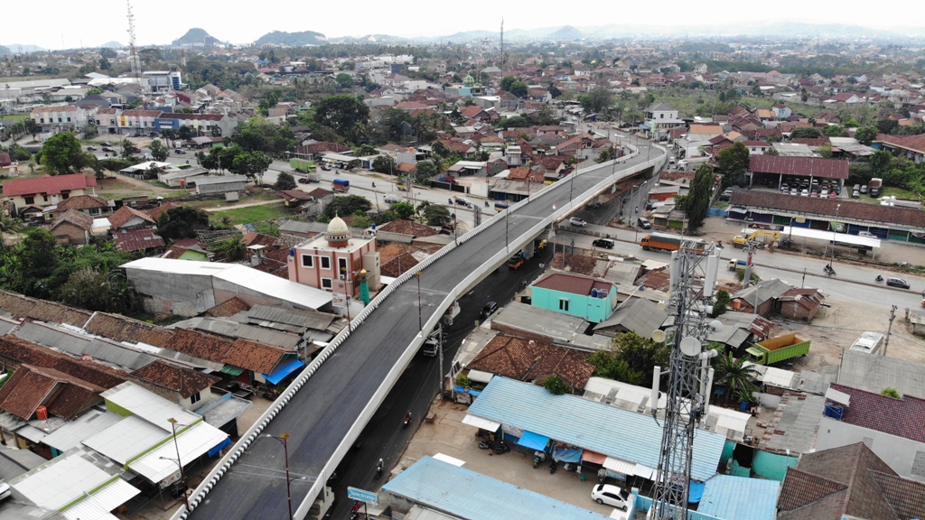 BERITA FOTO - Penampakan Terkini Flyover Nomor 9 dan 10 di Bandar Lampung