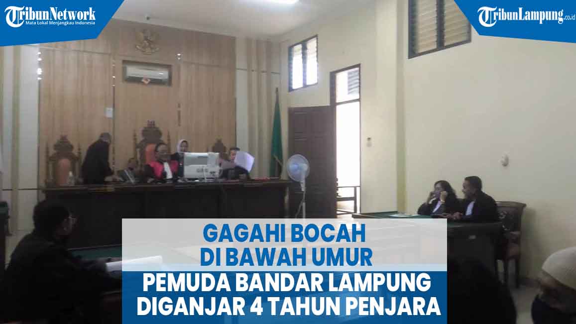 VIDEO Cabuli Bocah, Pemuda Bandar Lampung Divonis 4 Tahun Penjara