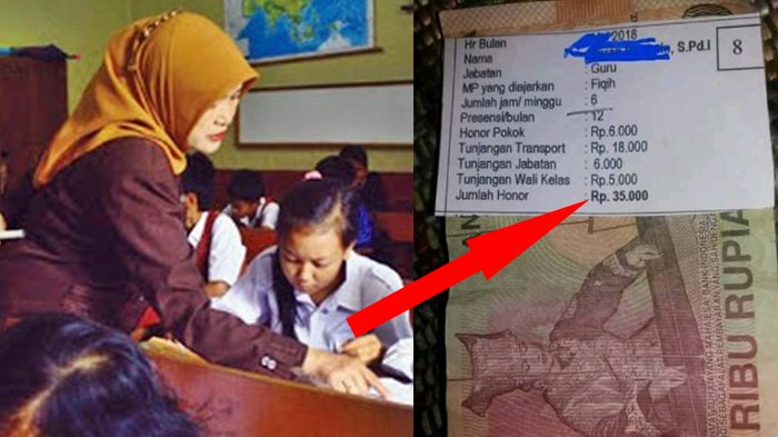 Kisah Guru Honorer di Bandar Lampung, Mengabdi 10 Tahun Tapi Dibayar di Bawah UMK