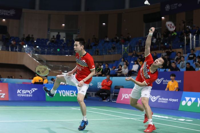 Korea Open 2019 - Menang dari Malaysia, Ganda Putra Marcus/Kevin Mulus ke Babak Kedua