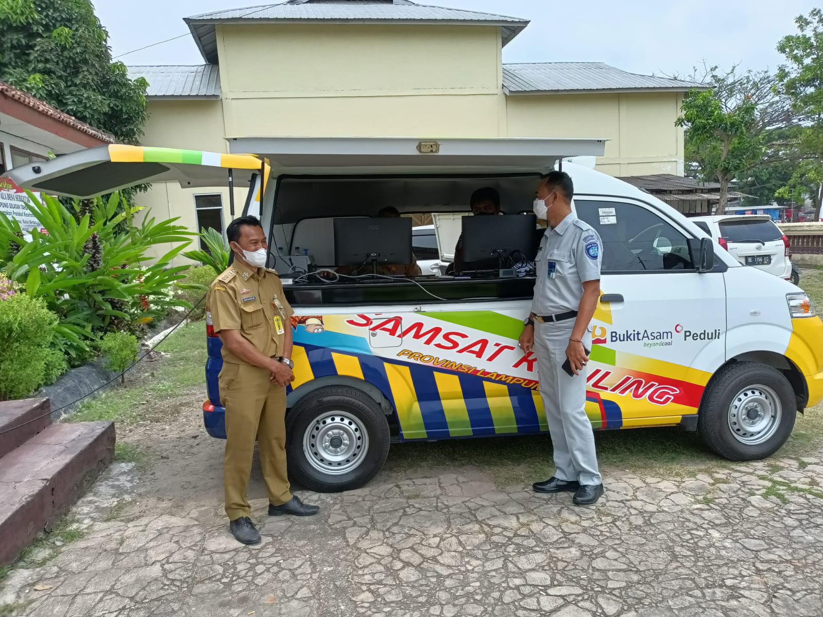 Pelayanan Samsat Keliling hadir di Sidomulyo, Lampung Selatan