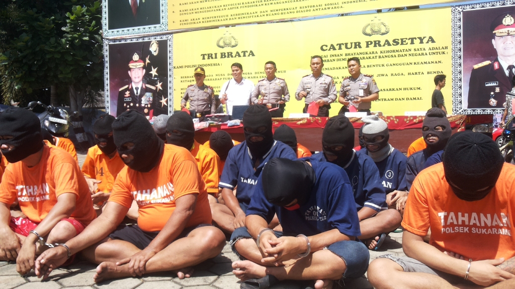 BREAKING NEWS: Polresta Bandar Lampung Tangkap 45 Pelaku Kejahatan dalam 2 Pekan