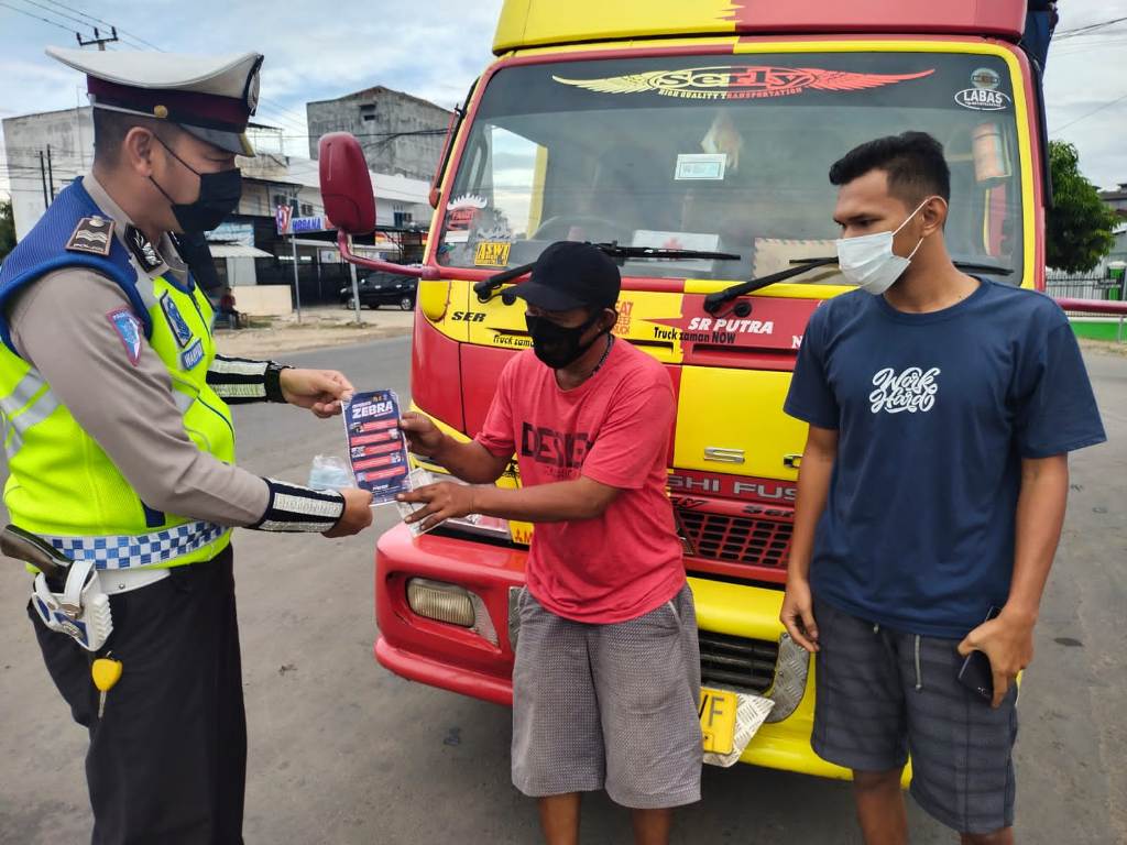 Tiga Kecelakaan Terjadi Selama Ops Zebra Krakatau 2021 yang Digelar Sat Lantas Polres Pringsewu