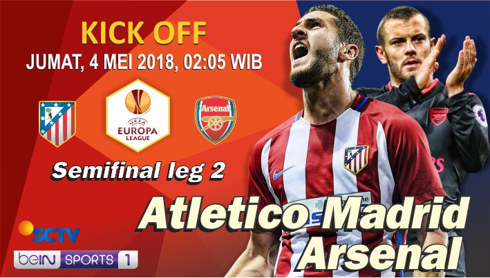 Grafis: Misi Arsenal Hadapi Benteng Kokoh Atletico