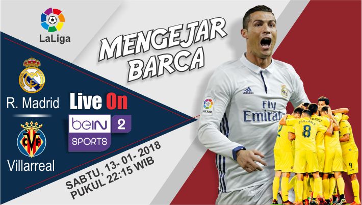 (GRAFIS) Data dan Fakta Real Madrid vs Villareal