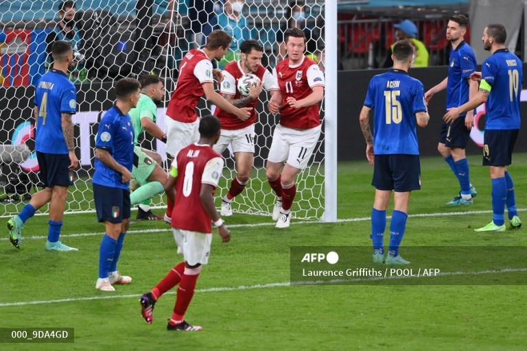 Hasil Euro 2020 Babak 16 Besar, Italia Kalahkan Austria di Menit Terakhir, Skor 2-1