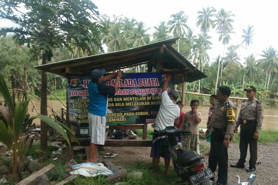 Warga Diserang Buaya, Polisi: Way Semaka Memang Habitat Buaya