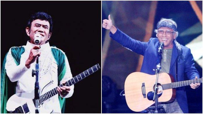 Momen Langka Iwan Fals Tak Kuasa Menahan Tangis di Hadapan Rhoma Irama