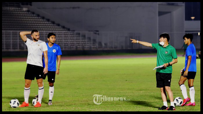 JADWAL KUALIFIKASI Piala Dunia 2022, Shin Tae-yong Fokus di Sisa 3 Laga Timnas