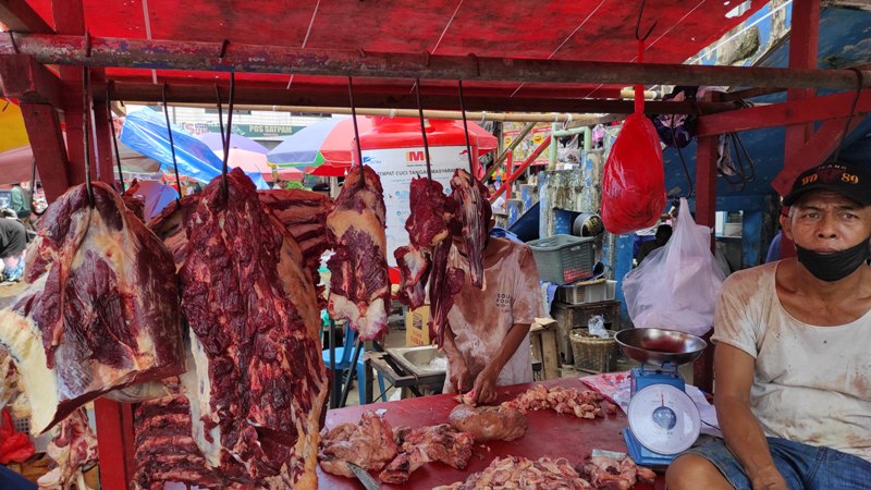 Jelang Idul Fitri, Harga Daging Sapi di Bandar Lampung Capai Rp 140 Ribu per Kg